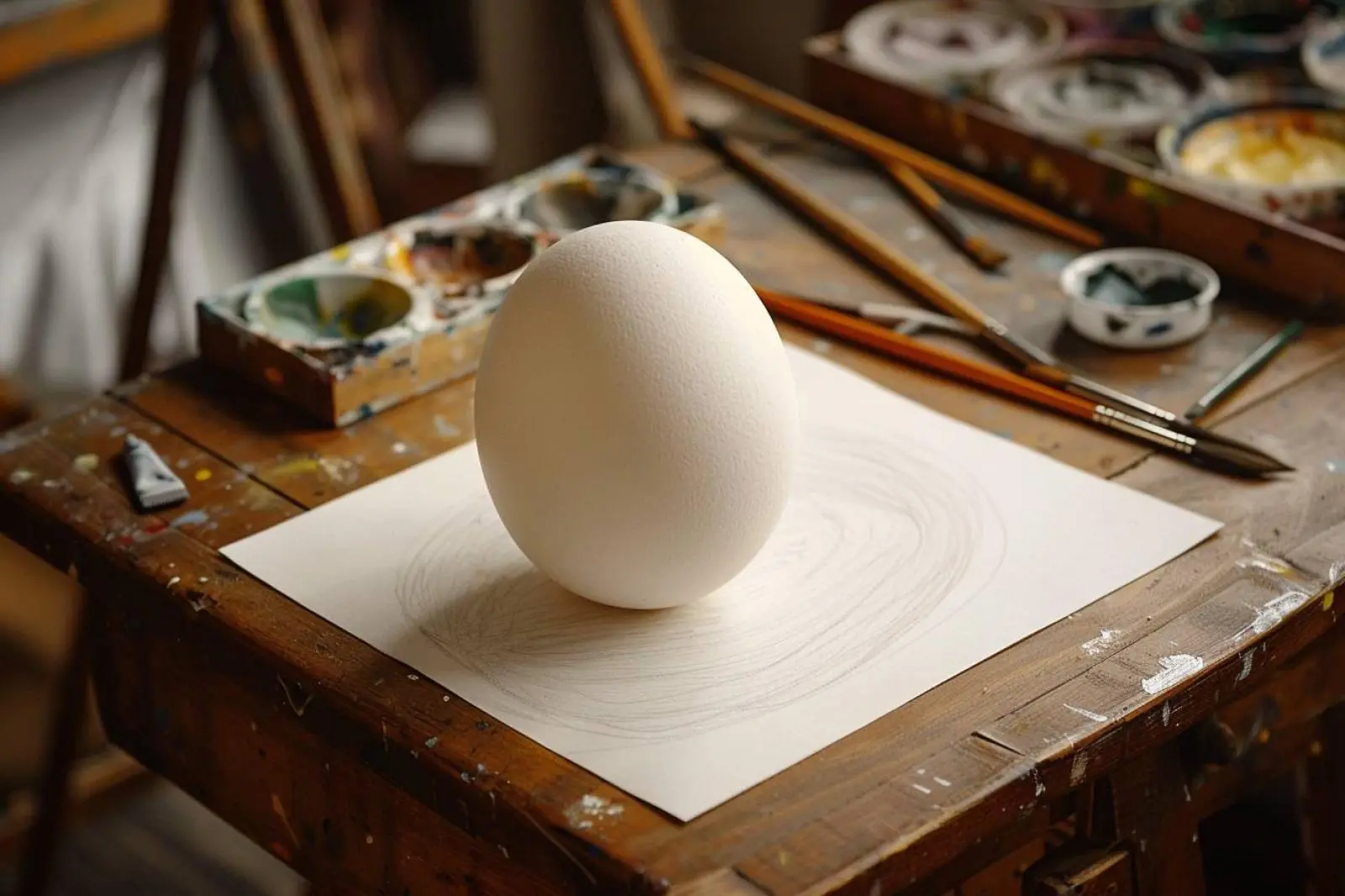 Comment dessiner un oeuf ?