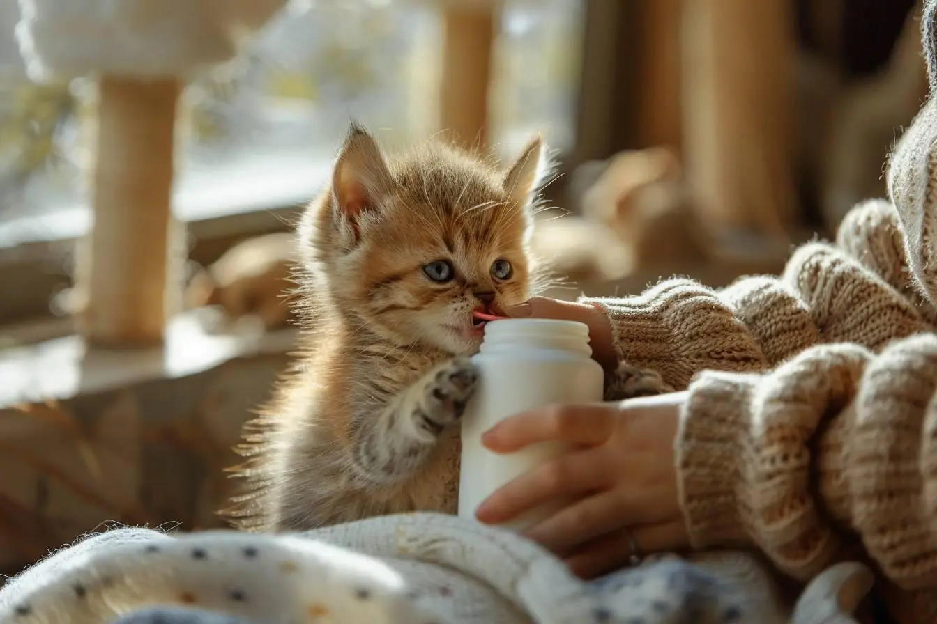 Comment élever un chaton orphelin au biberon avec bienveillance