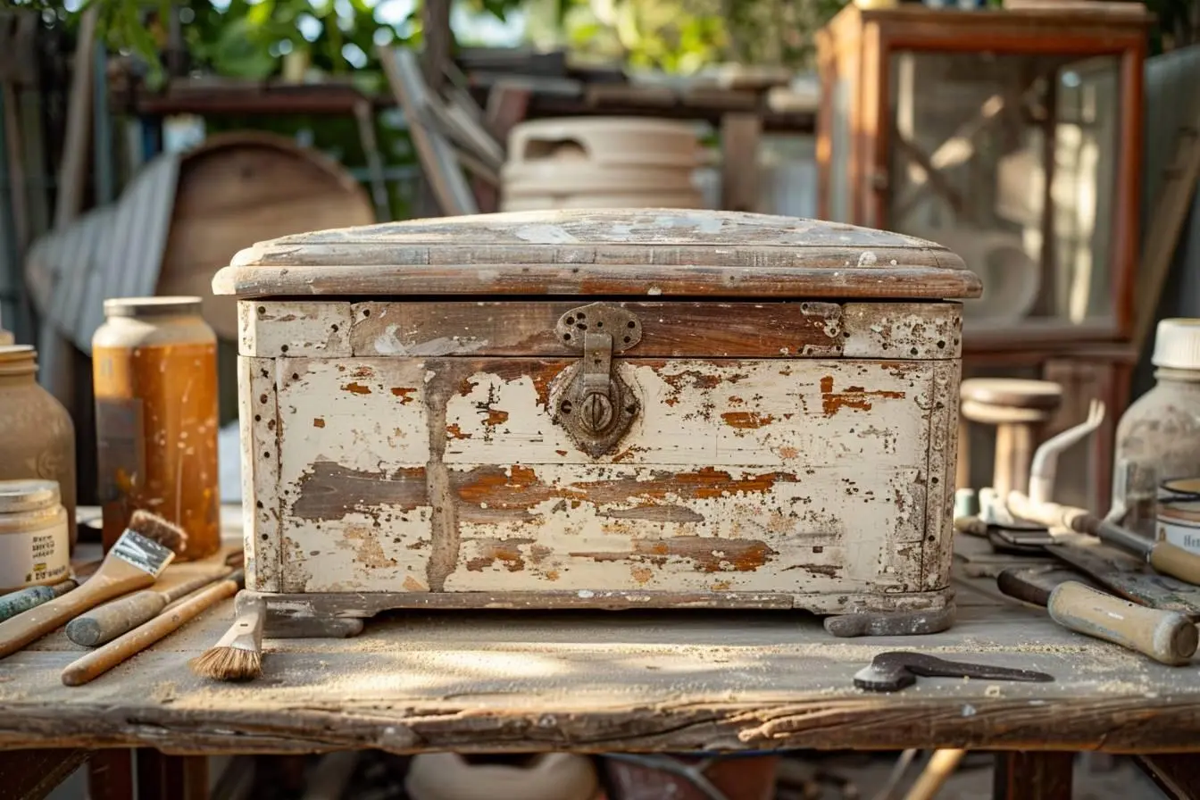 Comment restaurer un vieux coffre en bois efficacement