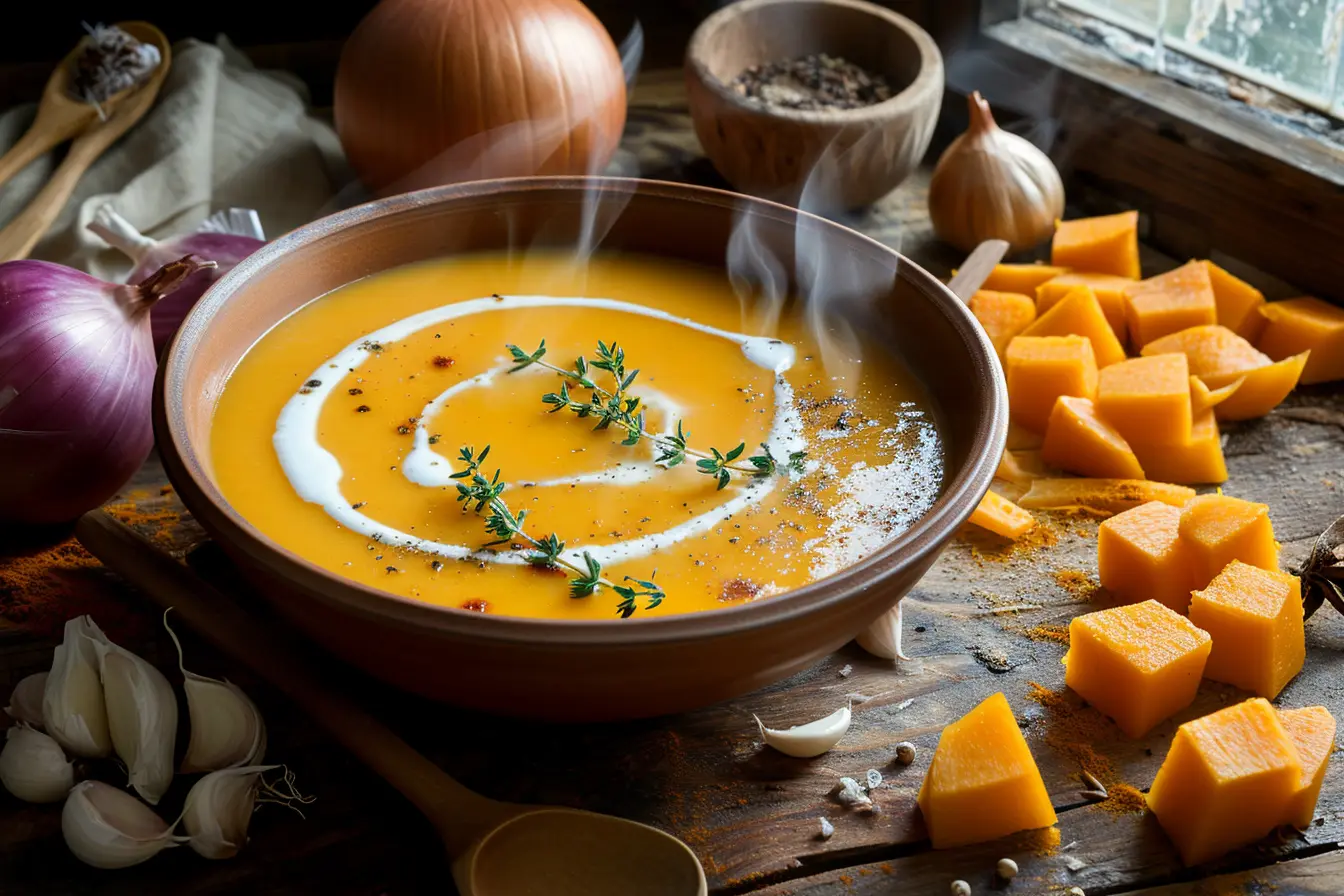 Conseils pour préparer une soupe de courge butternut onctueuse