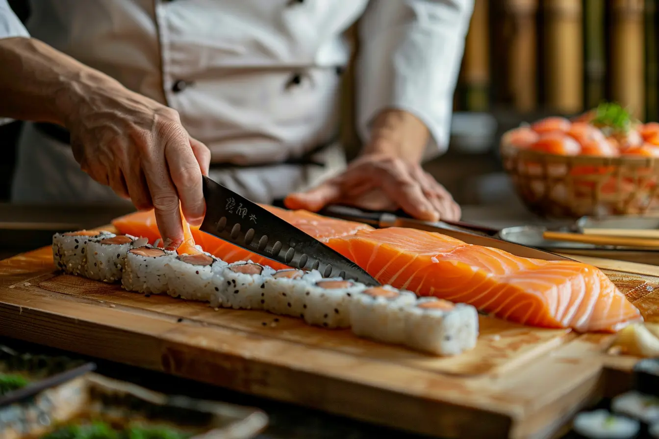 Master the Art of Slicing Salmon Sushi: Learn Expert Techniques for Perfect Cuts Every Time