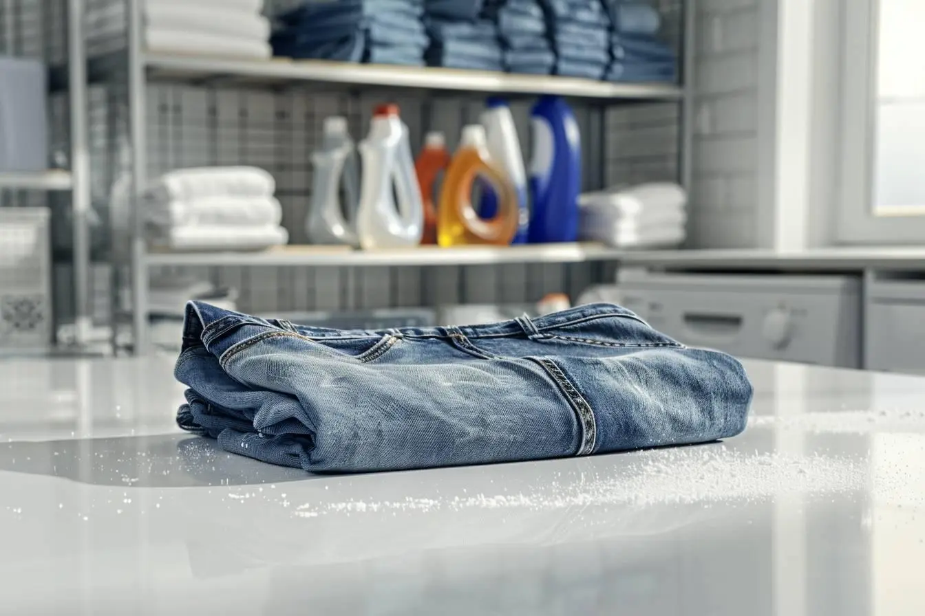 Que faire si un jean a une odeur persistante ?