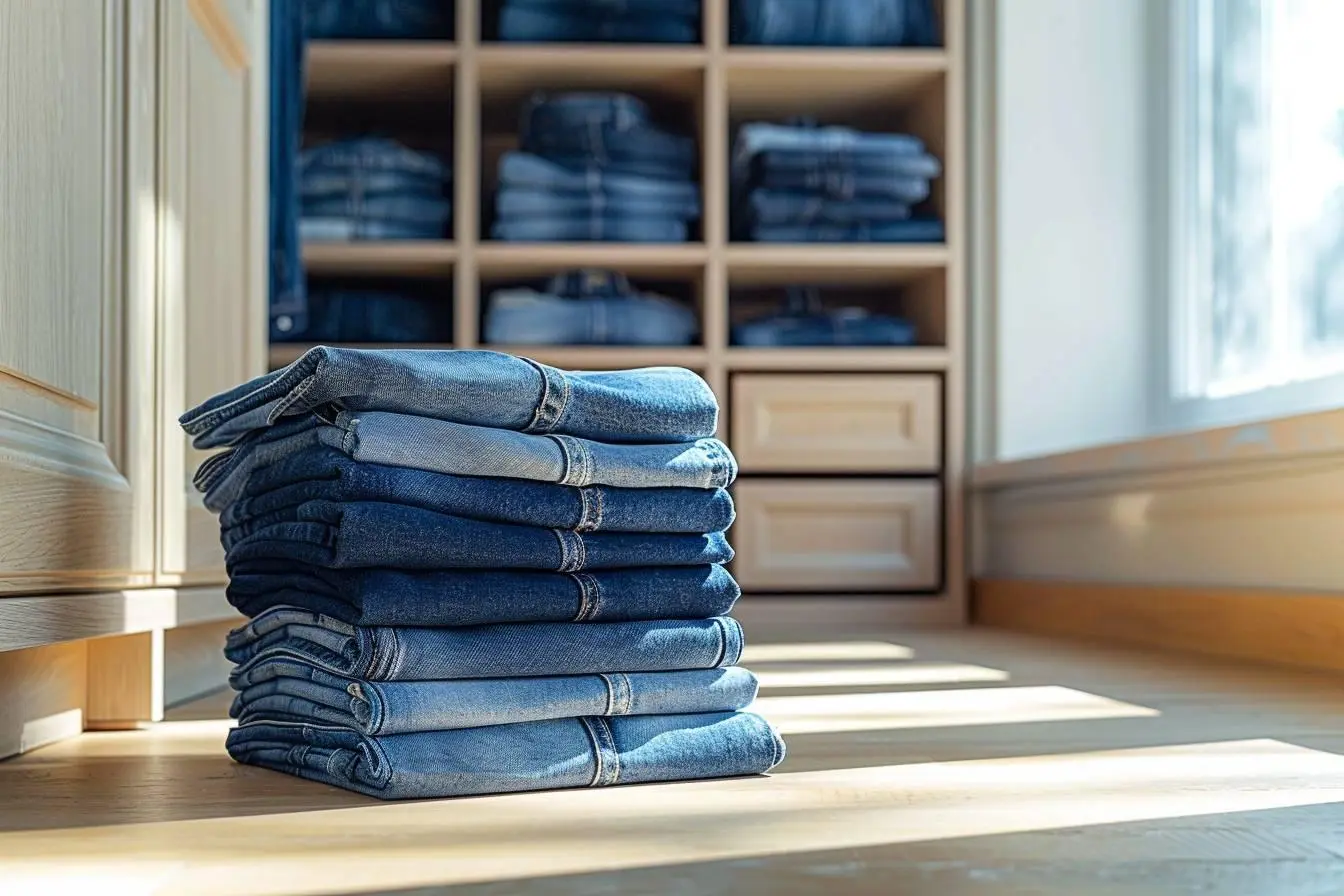 Quelle est la meilleure façon de ranger ses jeans ?